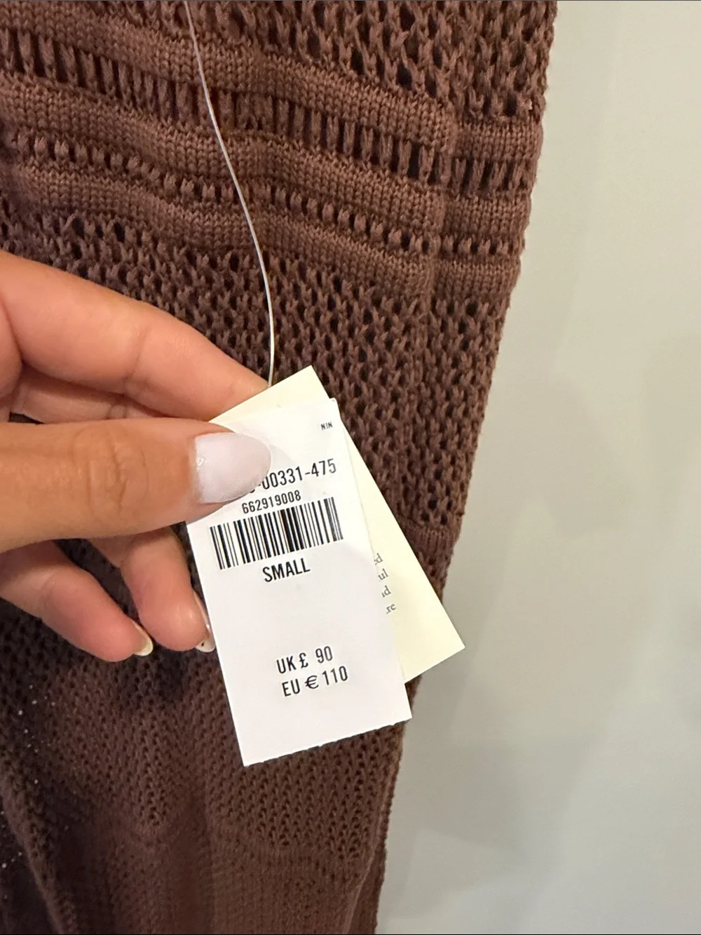 Abercrombie Brown Knit Halter Maxi Dress